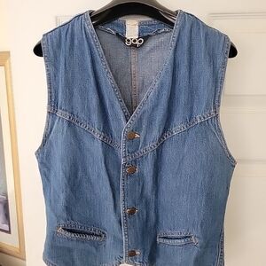 Vintage GAP Men's Or Women's Classic Blue Denim Vest